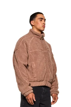 OLAKALA Teddy Jacket Brown Best