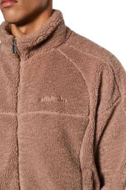 OLAKALA Teddy Jacket Brown Best