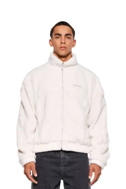 OLAKALA Teddy Jacket Off White Cheap