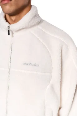 OLAKALA Teddy Jacket Off White Cheap