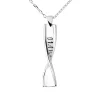 OLAKALA Toast-Clip Necklace Silver Best